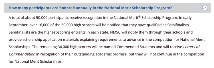 HOW TO BECOME NATIONAL MERIT FINALIST FROM SEMIFINALIST visual data 8